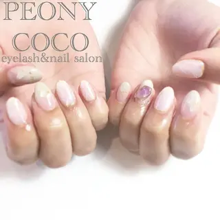 セミロング ネイル マツエク・マツパ Beauty salon STELLA所属・STELLA 大西南帆のマツエク・マツパデザイン