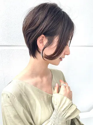 ショート カラー LucksiMie 銀座店所属・【韓国　レイヤー 髪質改善✨】かずのヘアスタイル