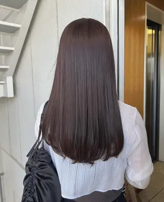 ロング カラー akane/ボブ /オリーブ/ブラウンのヘアスタイル