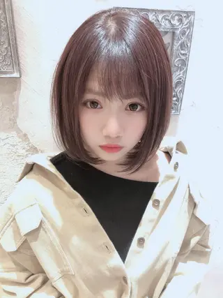 ミディアム 代表山口ひな 髪質改善のプロのヘアスタイル