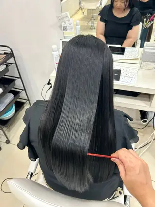 ロング 艶髪の神様 瀧田嵐士🇰🇷のヘアスタイル