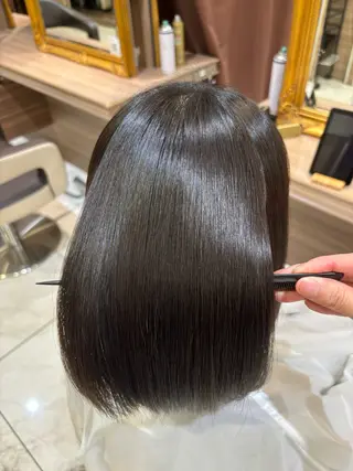 ミディアム 🥀縮毛矯正🥀 川﨑和希のヘアスタイル