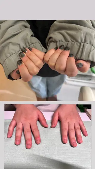 メンズ ネイル 爪ケア/深爪 自爪育成 🐰えむのネイルデザイン