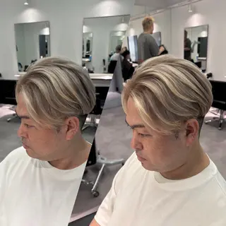 カラー R/🤎 パーマ&ブリーチ🔥のヘアスタイル