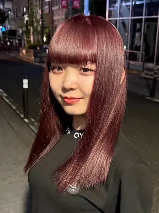 セミロング カラー 似合わせカラー 🪞🎀✨️hinaのヘアスタイル