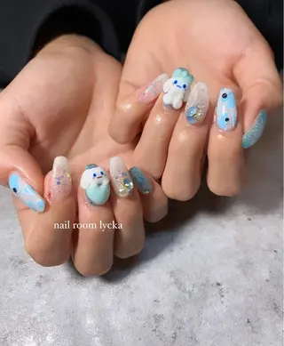 ネイル ﾈｲﾙﾙｰﾑﾘｯｶ 𝐦𝐚𝐲𝐮のネイルデザイン