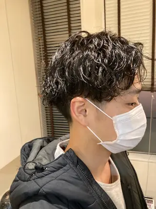 ミディアム パーマ メンズ パーマが得意な【最高 悠斗】のヘアスタイル