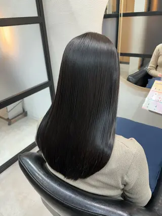 ミディアム 🍒透明感カラー NO.1/ララ🍒のヘアスタイル