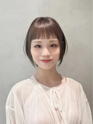 ショート カラー 小顔ショート🌿 Say.石川葵のヘアスタイル