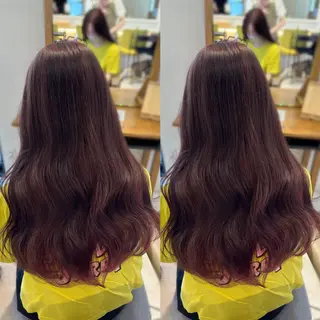 ロング Rio🎀 艶カラー/韓国のヘアスタイル