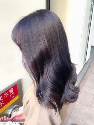 ロング ロンドガーネット /髪質改善/レイヤーのヘアスタイル