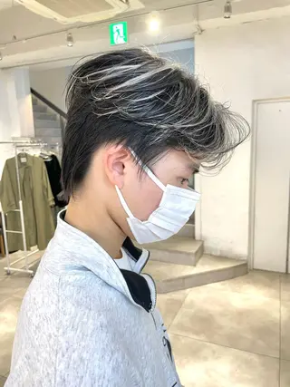 カラー メンズ 🇰🇷カルマパーマ kaito🇰🇷のヘアスタイル
