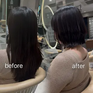 ショート 大人ボブ/透明感 カラー/松原和志のヘアスタイル