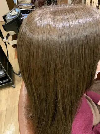 ミディアム カラー 長瀬 遥姫のヘアスタイル