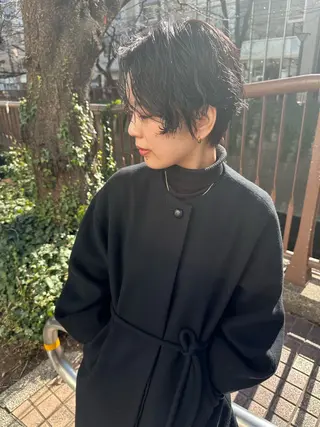 ショート パーマ指名No. 1 磯飛⭐️慎之介のヘアスタイル