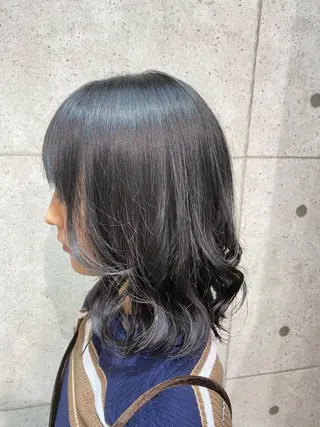 ミディアム カラー ウルフ🐺/ボブ ハイトーン🌈/増田のヘアスタイル