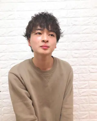 ショート パーマ メンズ メンズパーマ/ スパイキー/神田正紀のヘアスタイル