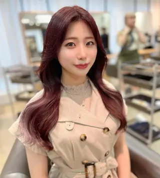 ロング 韓国/髪質改善💘 櫻井かれんのヘアスタイル