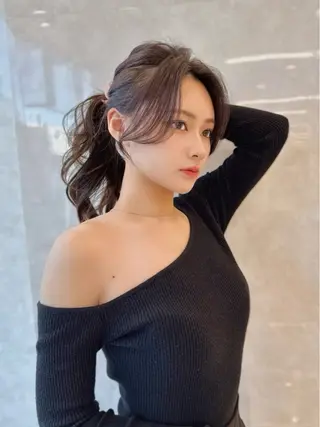 ロング カラー MAEUL luna所属・前髪顔周り/レイヤー 韓国/桔川恒のヘアスタイル