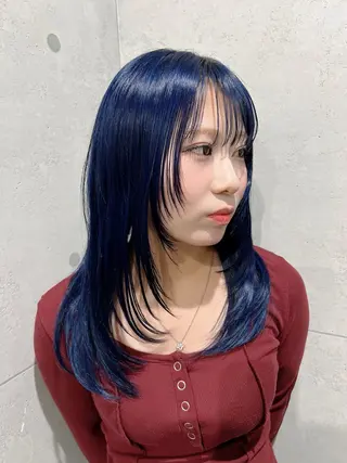 カラー 愛子 /ハイトーンのヘアスタイル