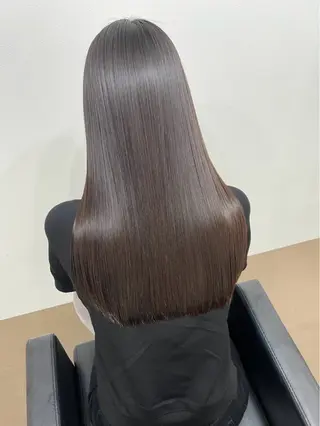 ロング ✨津田佐功/兵庫三宮 /カラー/縮毛矯正✨のヘアスタイル