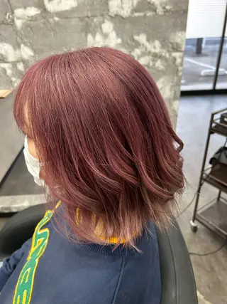 ミディアム カラー Seaツイスト/ ユウガのヘアスタイル