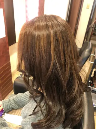 セミロング エル美容室所属・織田 英之のヘアスタイル