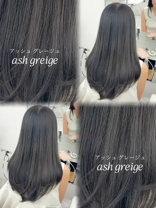 ロング カラー 韓国ヘア/レイヤー/ 顔まわり足立遥奈のヘアスタイル