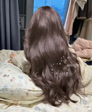 ロング 淡色ラベンダー♡ ニーナ🎀🦙のヘアスタイル