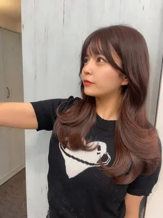 ロング 韓国ヘア🤍🇰🇷 ‪🫶🏻吉満のヘアスタイル