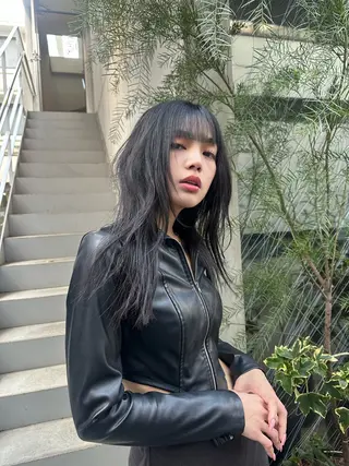 ロング レイヤーカット/ハイ トーン✂︎ゆーぴ✂︎のヘアスタイル