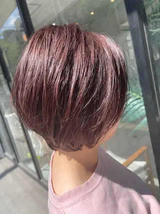ショート カラー AUBE hair ales福岡平尾店所属・塚本 昂のヘアスタイル