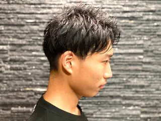 ミディアム メンズ HIRO GINZA 池袋東口店所属・林田 龍明のヘアスタイル