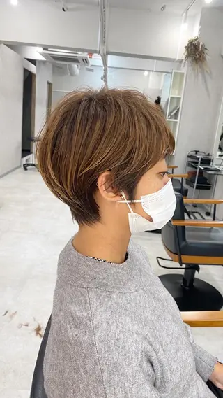 ショート エリュ所属・⭐️ショート⭐️美髪 矯正⭐️水口陸のヘアスタイル