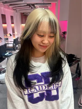 ロング ブリーチカラー 特化/MAHIROのヘアスタイル