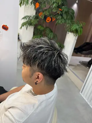 カラー メンズ 山下 光太郎のヘアスタイル