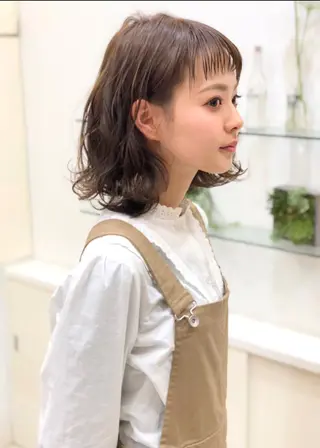 ショート カラー パーマ ディレクター ノナカのヘアスタイル