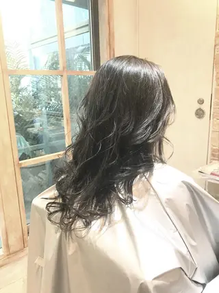 ミディアム カラー 髪質改善・艶髪特化 木村侑平のヘアスタイル