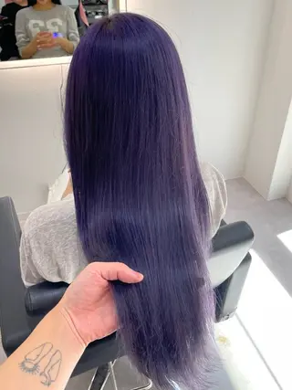 ロング カラー ヘアアレンジ Cielro【 シェイロ 】所属・Cielro/ダブル カラー/西田咲希のヘアスタイル