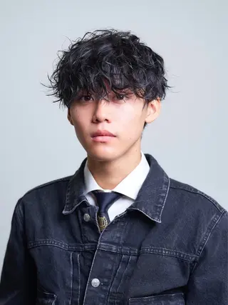 パーマ メンズ メンズ特化美容師 🌙RINAのヘアスタイル