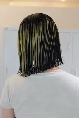 セミロング カラー ヘアアレンジ 👑公式👑 Opus hairのヘアスタイル