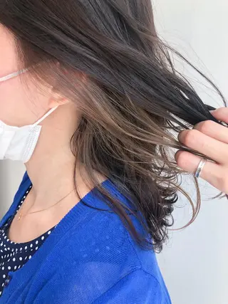 ミディアム コトネ🫧 韓国風レイヤーカットのヘアスタイル