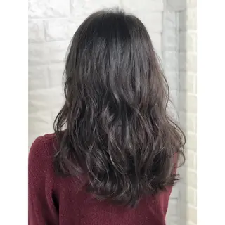 ミディアム カラー KIZU 髪質改善 オカルト怪談のヘアスタイル