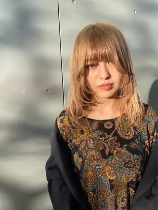 ミディアム 朝5分でキマる艶髪 ／ヤマダのヘアスタイル