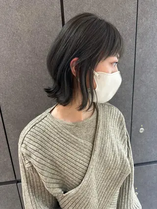 ミディアム Londideal 高橋ヒロシのヘアスタイル