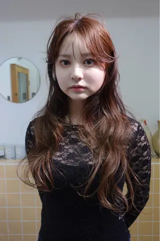 ロング カラー sakura🌸 レイヤー/韓国ヘアのヘアスタイル