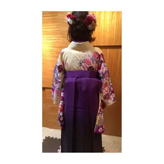 ミディアム ヘアアレンジ 清水 まなのマツエク・マツパデザイン