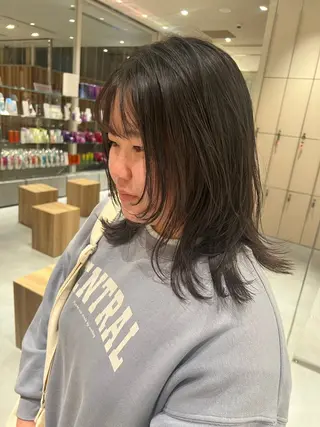 ミディアム カラー kako ショート ボブのヘアスタイル