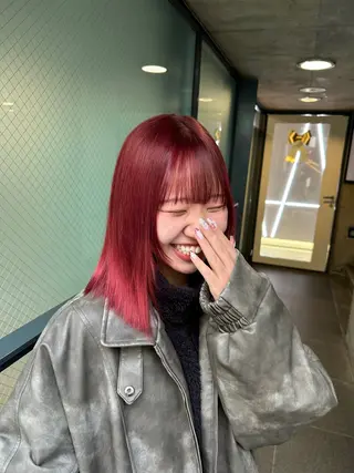 ミディアム カラー/エクステ 🤍ルナのヘアスタイル