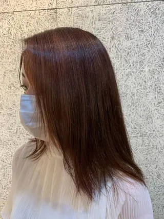 セミロング カラー MIRUCO by KURAKU所属・⭐️ハイトーンカラー ⭐️メンズパーマ達成のヘアスタイル